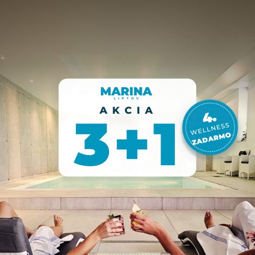 Akcia Wellness 3 + 1 Marina Liptov