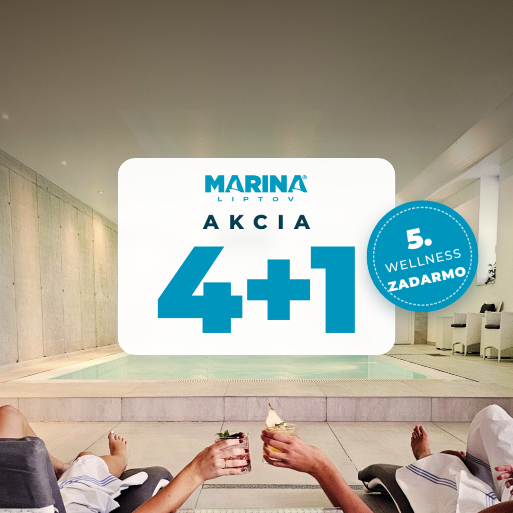 Pirvatne wellness akcia 4 + 1 Marina Liptov